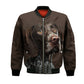 German Shorthaired Pointer AI - Unisex 3D Graphic Bomber Jacket