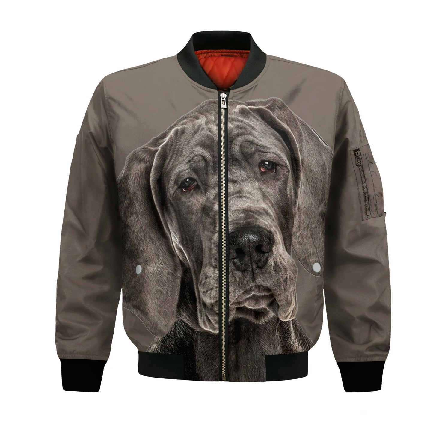 Great Dane - Unisex 3D Graphic Bomber Jacket