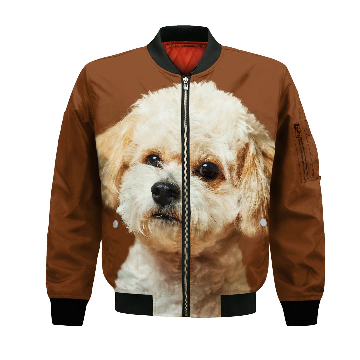 Maltipoo - Unisex 3D Graphic Bomber Jacket