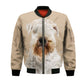 Soft-coated Wheaten Terrier - Unisex 3D Graphic Bomber Jacket