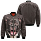 American Staffordshire Terrier - Unisex 3D Graphic Bomber Jacket