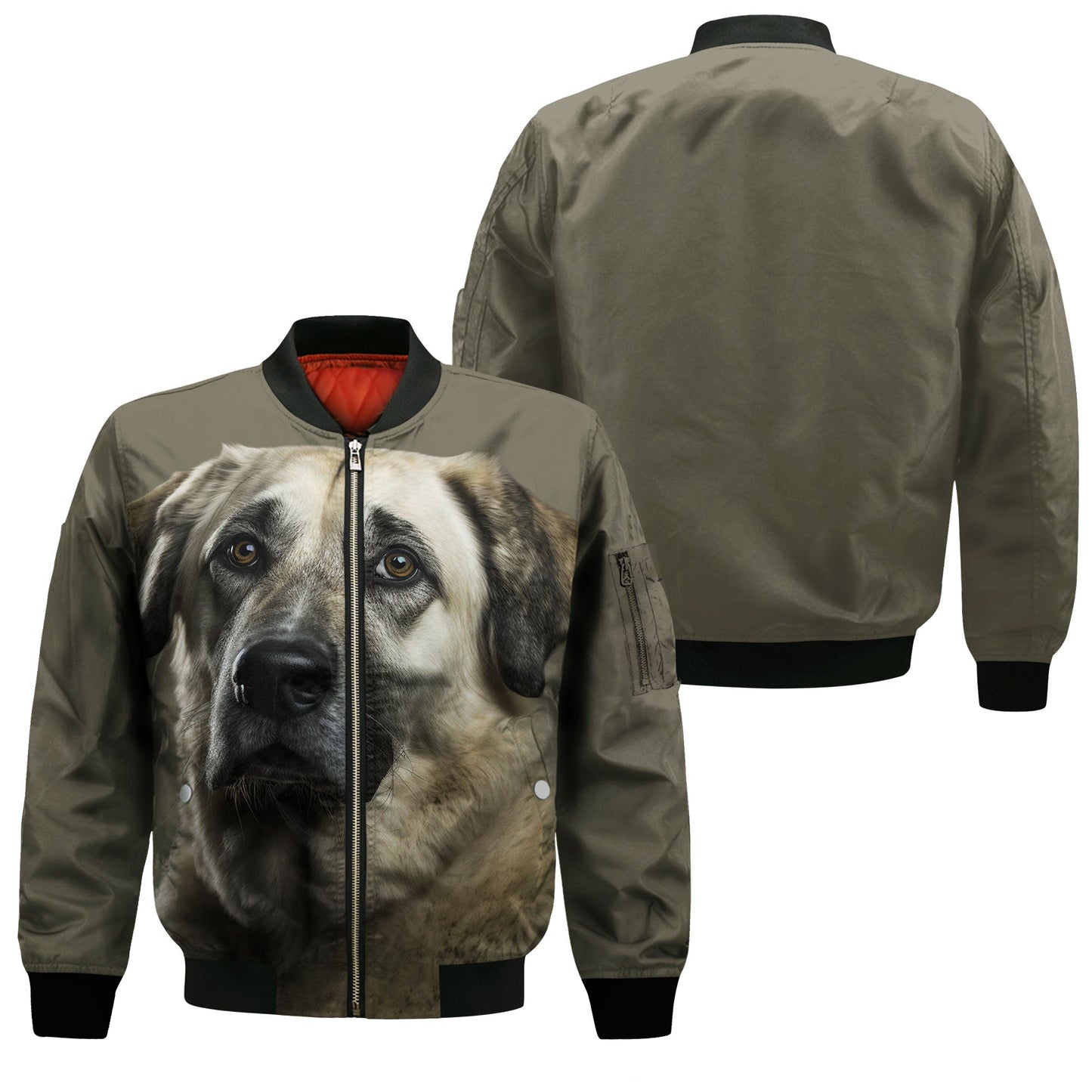 Anatolian Shepherd AI - Unisex 3D Graphic Bomber Jacket