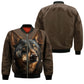 Australian Kelpie 1 AI - Unisex 3D Graphic Bomber Jacket