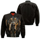 Coonhound AI - Unisex 3D Graphic Bomber Jacket