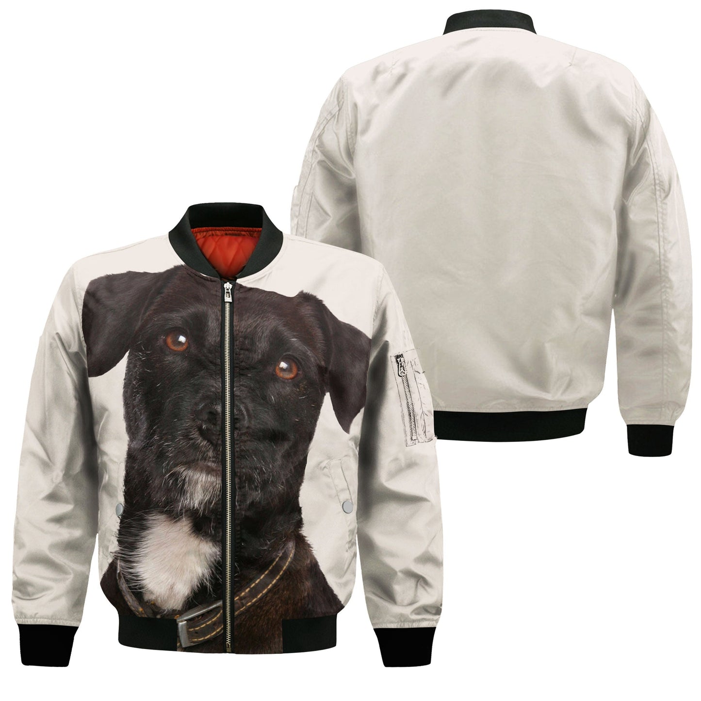 Patterdale Terrier - Unisex 3D Graphic Bomber Jacket