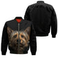 Silky Terrier AI - Unisex 3D Graphic Bomber Jacket