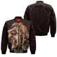 Wirehaired Pointing Griffon - Unisex 3D Graphic Bomber Jacket
