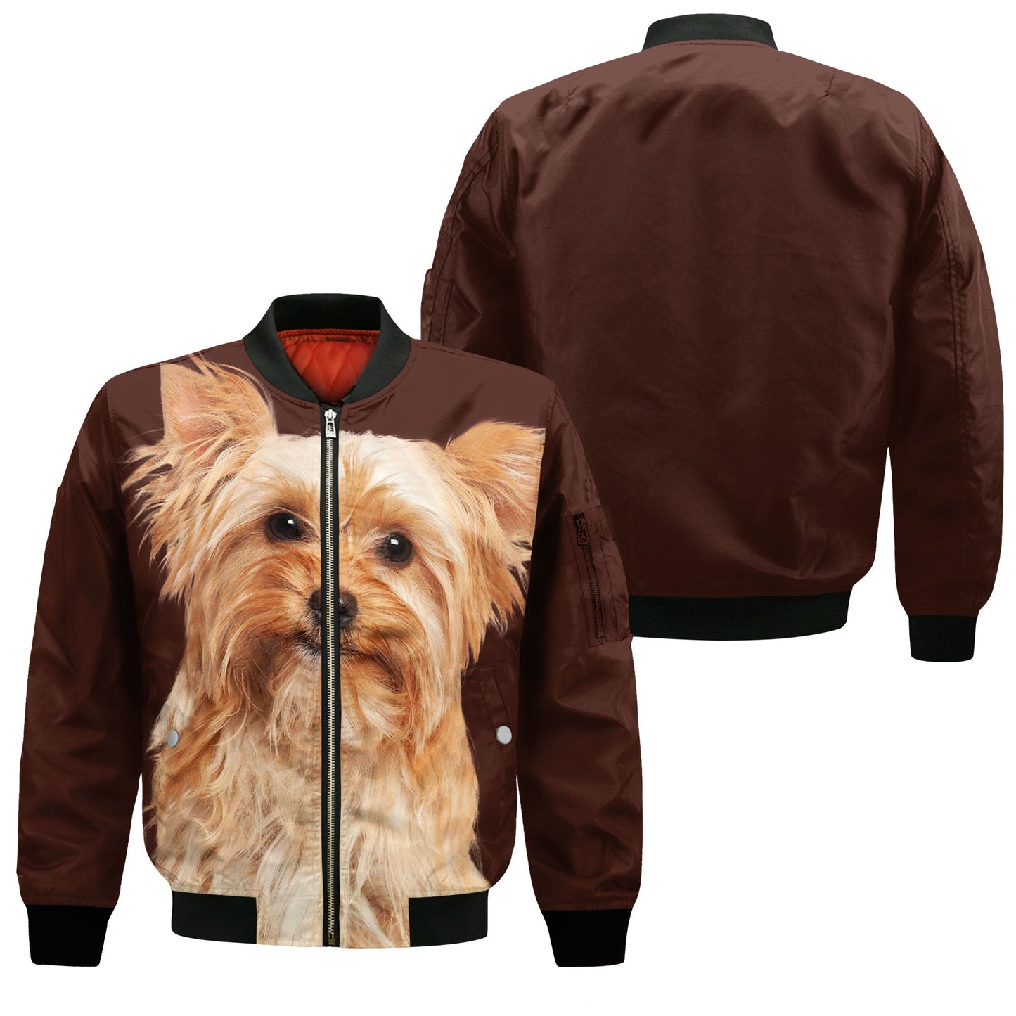 Yorkshire Terrier - Unisex 3D Graphic Bomber Jacket