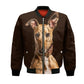Whippet - Unisex 3D Graphic Bomber Jacket