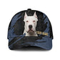 Dogo Argentino - Jean Background Custom Name Cap