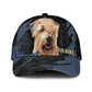 Soft-coated Wheaten Terrier - Jean Background Custom Name Cap