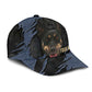 Australian Kelpie - Jean Background Custom Name Cap