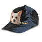 Icelandic Sheepdog - Jean Background Custom Name Cap