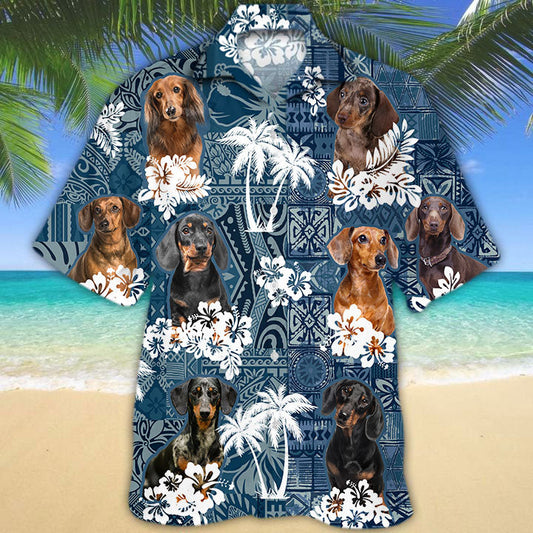 Dachshund Hawaiian Shirt TD01