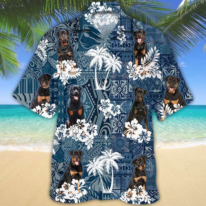 Rottweiler Hawaiian Shirt TD01
