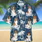 Rough Collie Hawaiian Shirt TD01