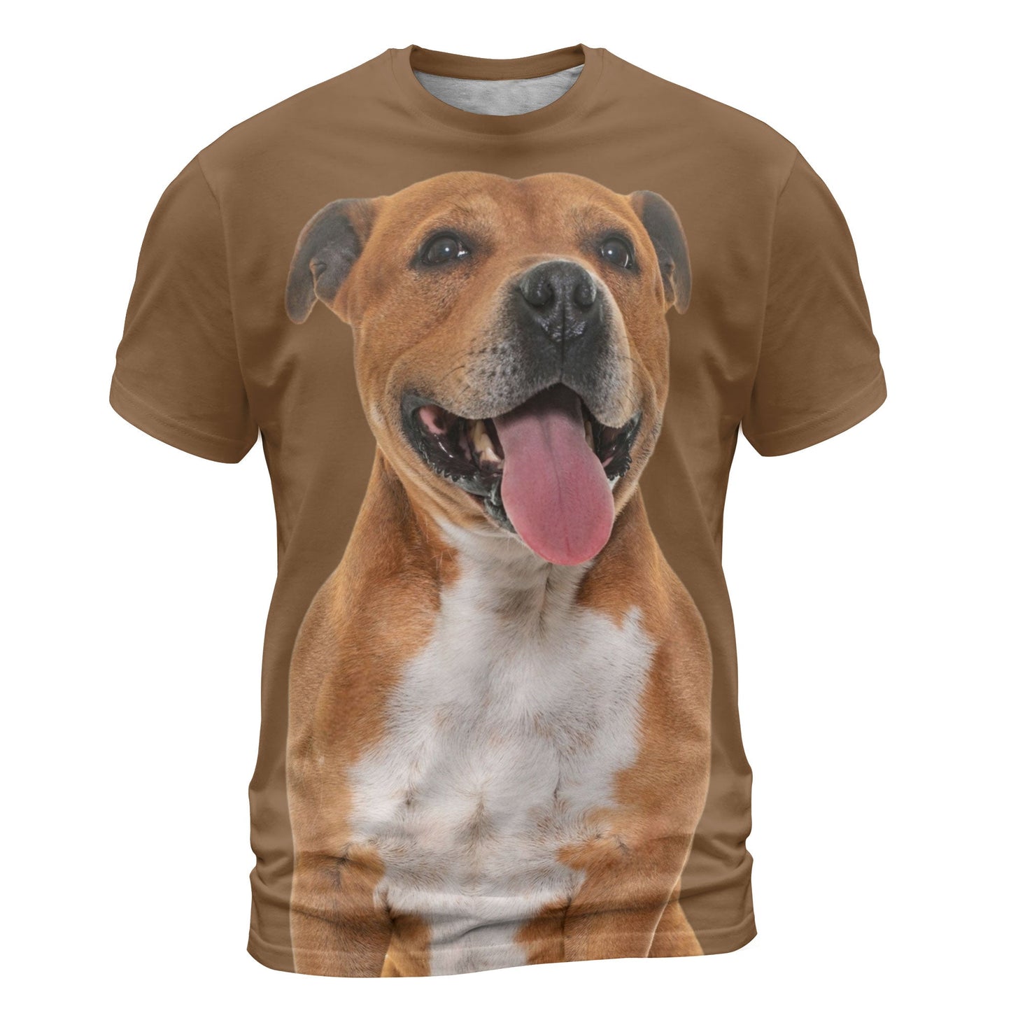 Staffordshire Bull Terrier - 3D Graphic T-Shirt