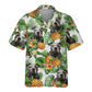 American Bulldog AI - Tropical Pattern Hawaiian Shirt