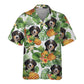 Bernedoodle AI - Tropical Pattern Hawaiian Shirt