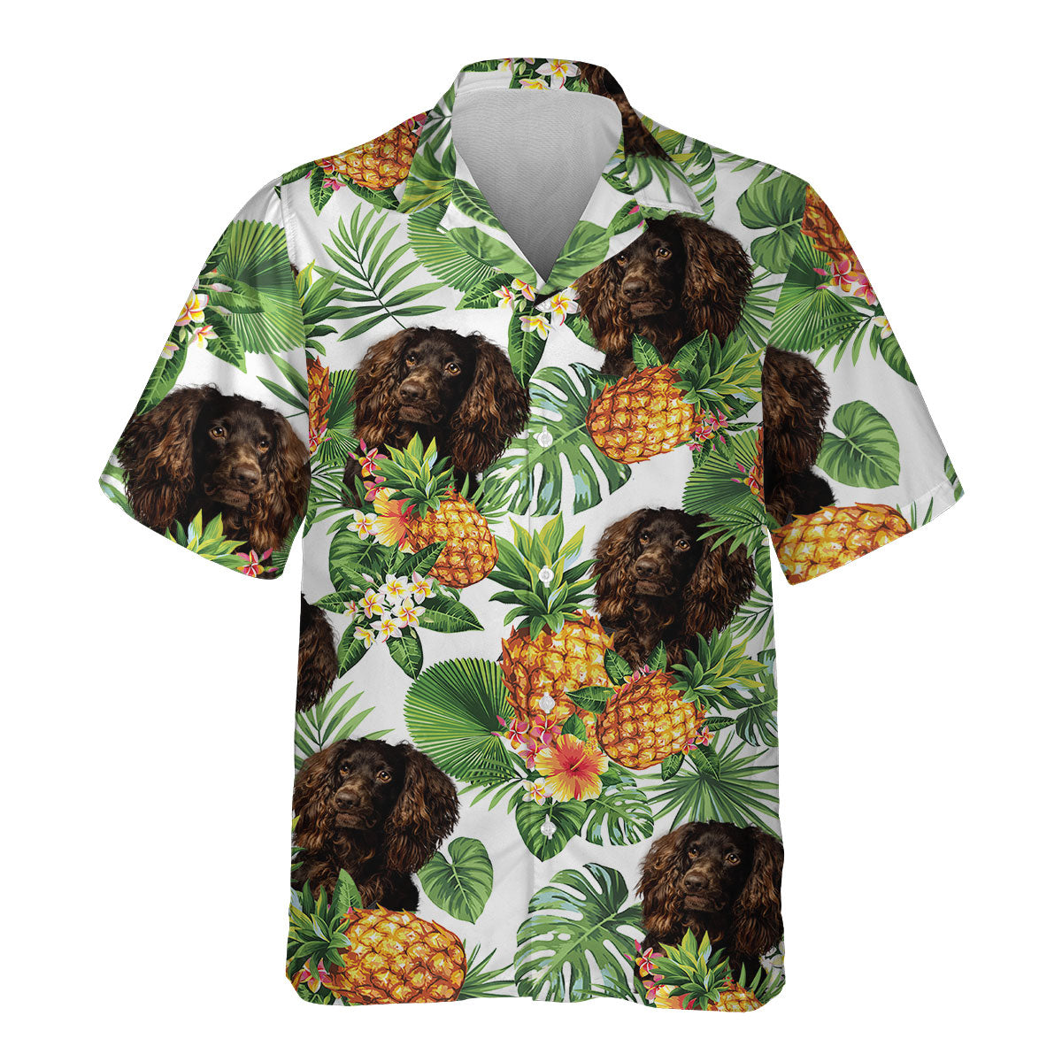 Boykin Spaniel - Tropical Pattern Hawaiian Shirt