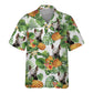 Bull Terrier AI - Tropical Pattern Hawaiian Shirt