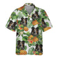 Collie 2 AI - Tropical Pattern Hawaiian Shirt