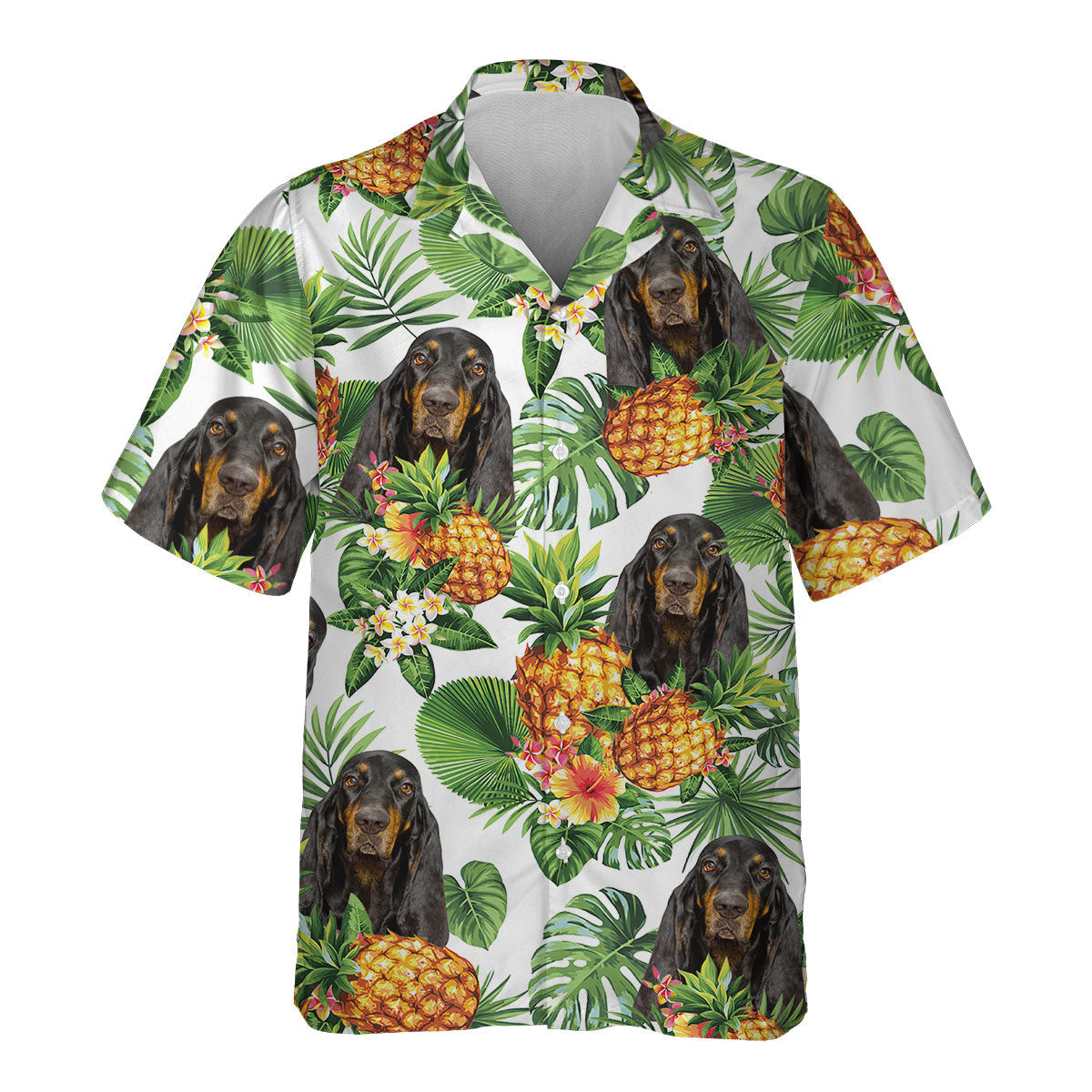 Coonhound - Tropical Pattern Hawaiian Shirt