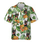 Doberman Pinscher - Tropical Pattern Hawaiian Shirt