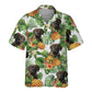 English Mastiff Brindle AI - Tropical Pattern Hawaiian Shirt