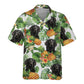 Flat Coated Retriever AI - Tropical Pattern Hawaiian Shirt