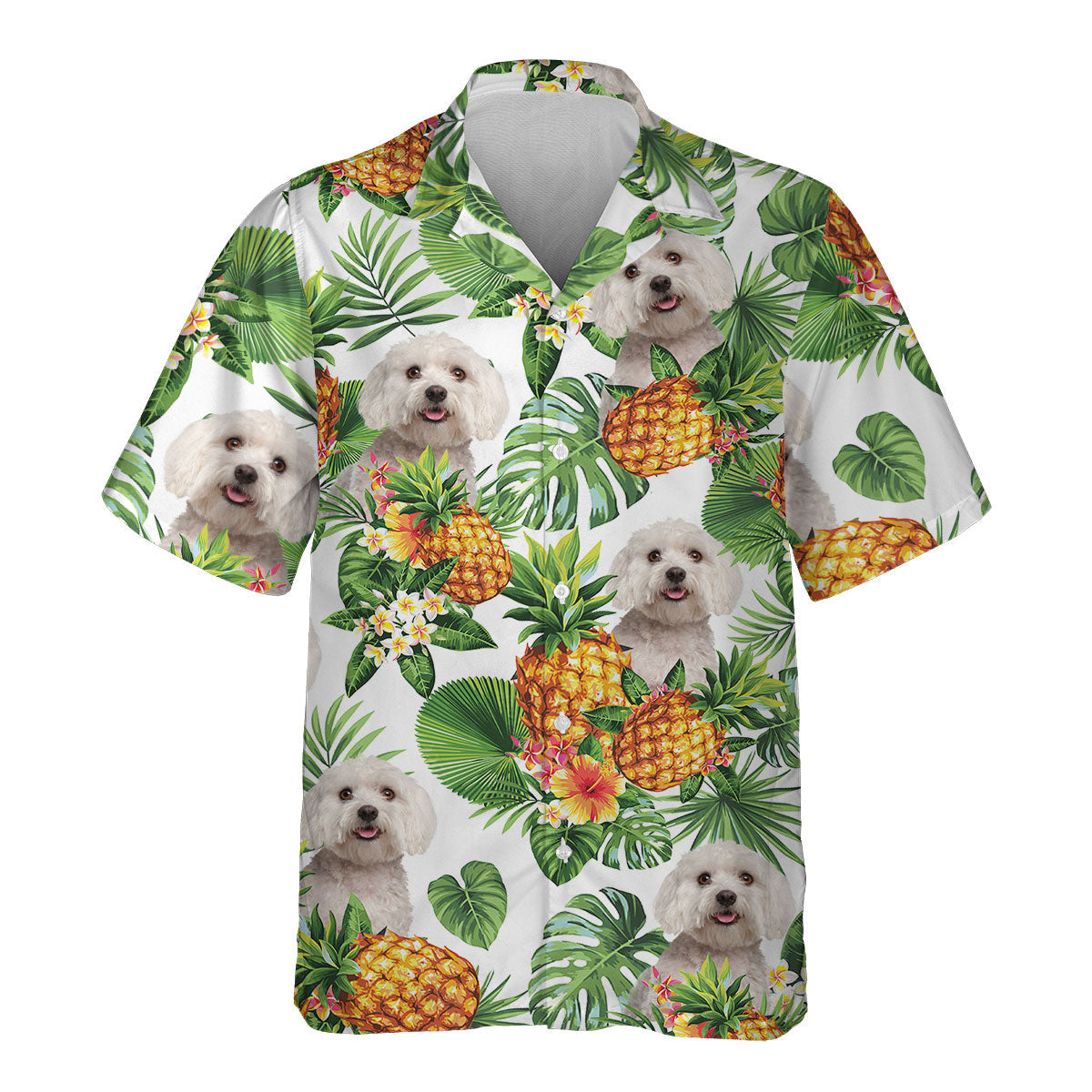 Maltese - Tropical Pattern Hawaiian Shirt