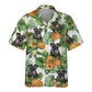 Miniature Schnauzer AI - Tropical Pattern Hawaiian Shirt