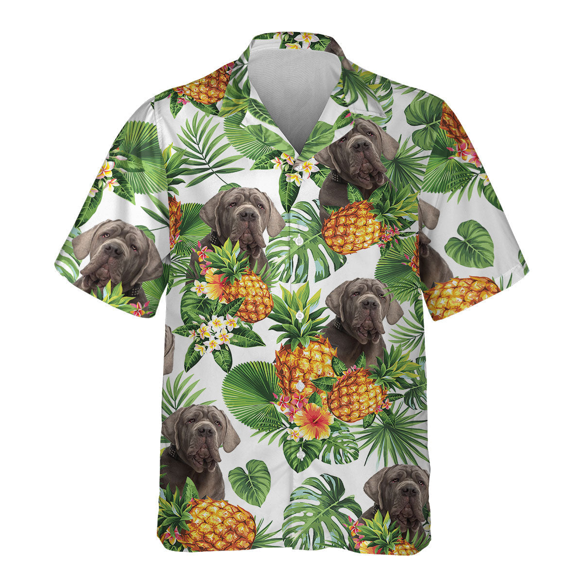 Neapolitan Mastiff - Tropical Pattern Hawaiian Shirt
