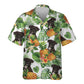 Patterdale Terrier - Tropical Pattern Hawaiian Shirt