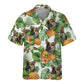 Pembroke Welsh Corgi AI - Tropical Pattern Hawaiian Shirt