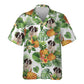 Saint Bernard - Tropical Pattern Hawaiian Shirt