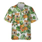 Shiba Inu - Tropical Pattern Hawaiian Shirt