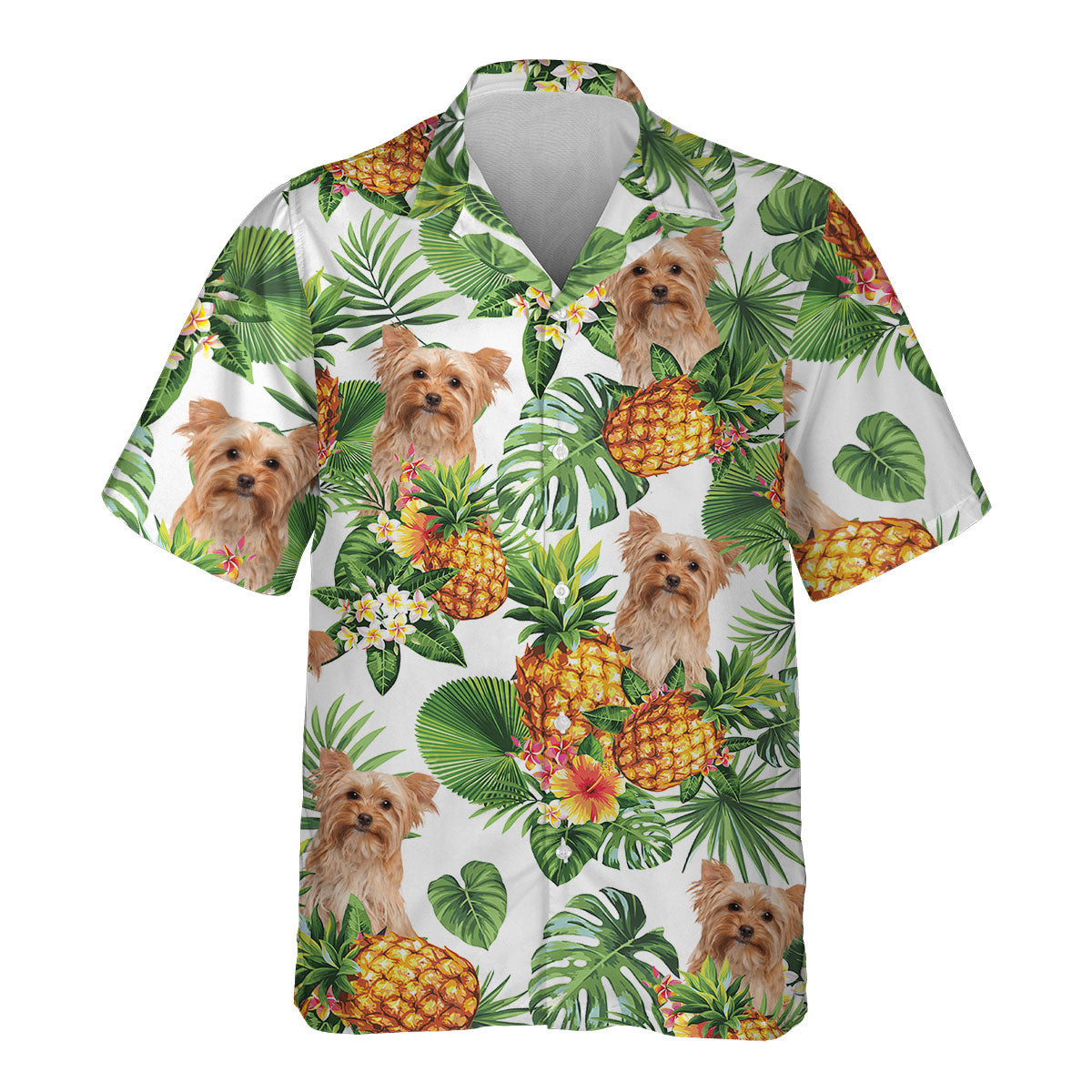 Yorkshire Terrier - Tropical Pattern Hawaiian Shirt