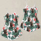 Belgain Malinois Tropical Pattern Sleeveless Romper