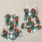 Chesapeake Bay Dog Pattern Sleeveless Romper