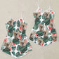 Chinese Crested Dog Pattern Sleeveless Romper