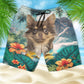 chihuahua - 3D Men's Beach Short