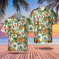 Icelandic Sheepdog - Tropical Pattern Hawaiian Shirt
