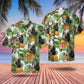 Icelandic Sheepdog AI - Tropical Pattern Hawaiian Shirt
