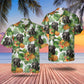 Irish Wolfhound AI - Tropical Pattern Hawaiian Shirt