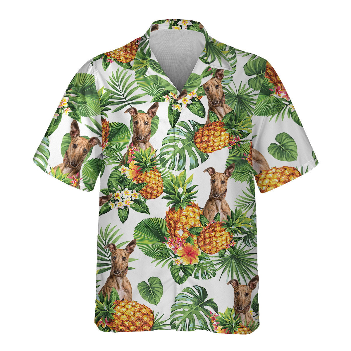 Whippet - Tropical Pattern Hawaiian Shirt
