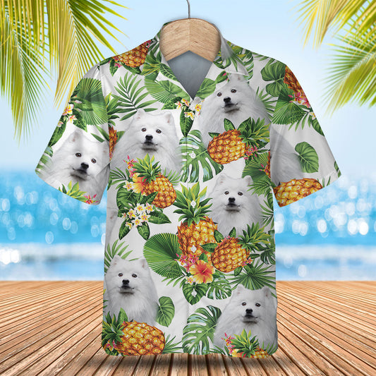 American Eskimo - Tropical Pattern Hawaiian Shirt