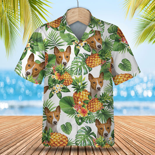 Basenji - Tropical Pattern Hawaiian Shirt