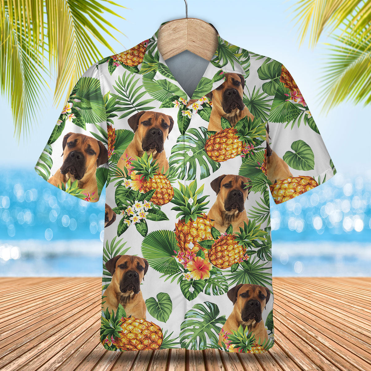 Boerboel - Tropical Pattern Hawaiian Shirt