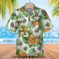 Borzoi - Tropical Pattern Hawaiian Shirt